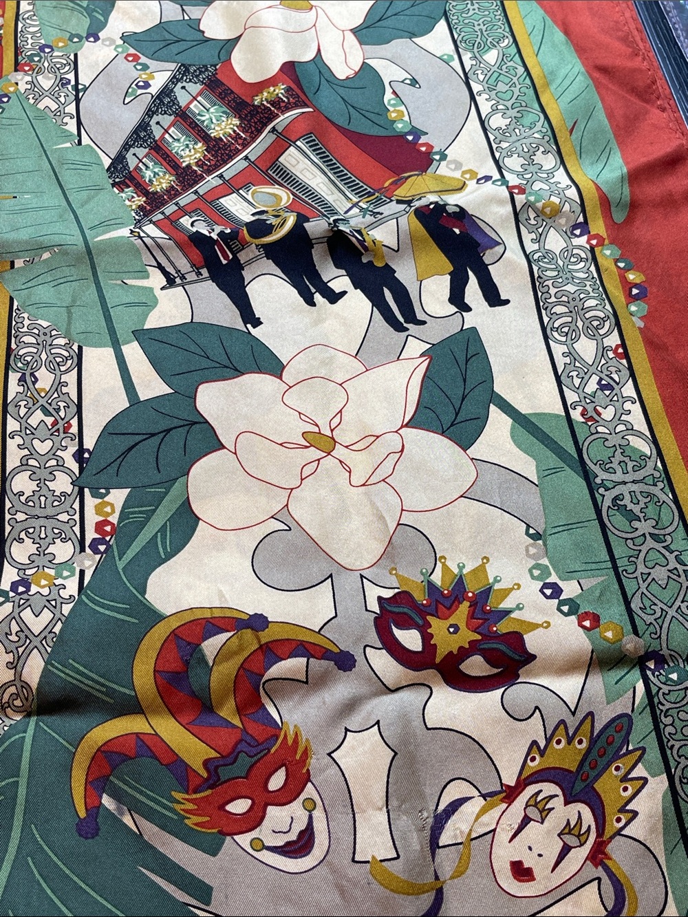 SILK SCARF E *